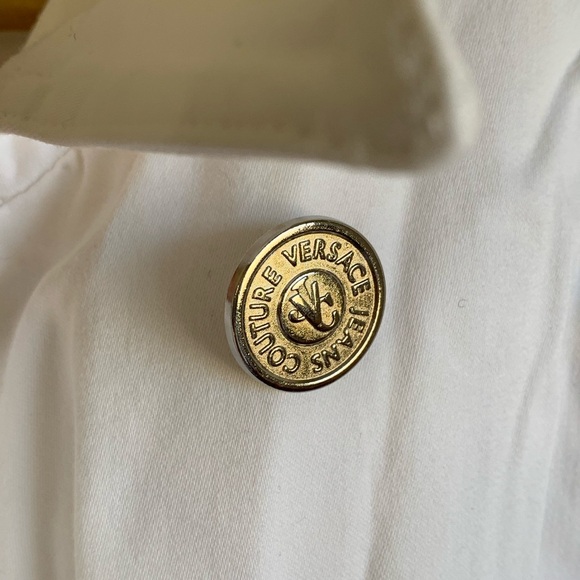 Versace Jeans Couture White Trench - Picture 7 of 8